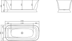 BelBagno Акриловая ванна BB400-1700-800 170x80 – фотография-5